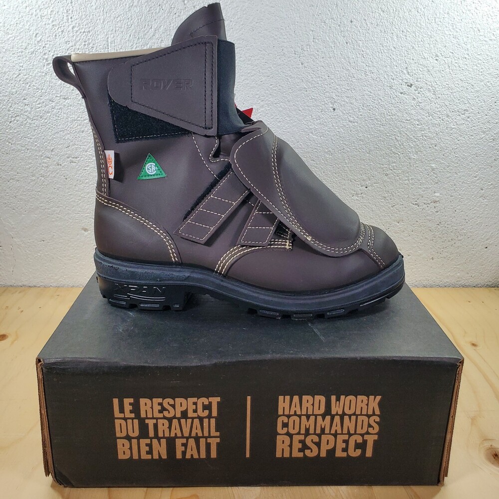 Royer Boots XPAN Realflex 8" Brown Full Grain Safety Work Canada Made -12161XP